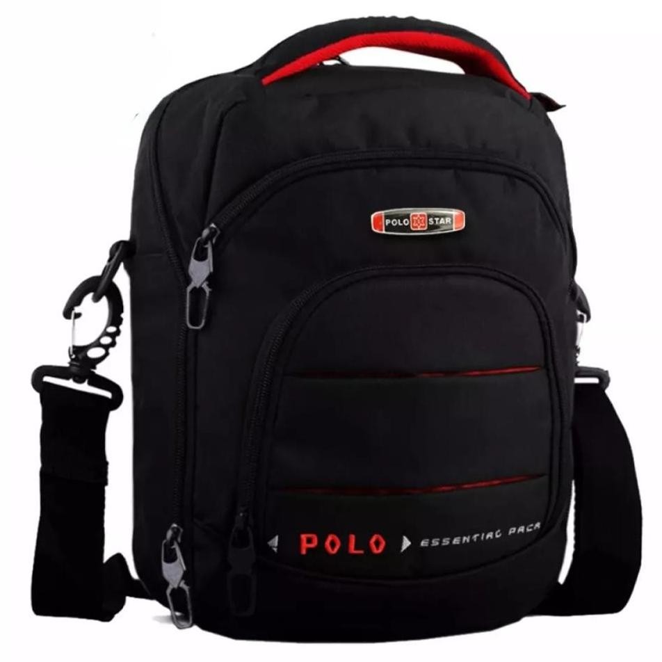 POLO TAS SELEMPANG PRIA MODEL 39121 TAS TABLET 10 INCHI TAS OUTDOOR BAHAN NILON WATERPROOF