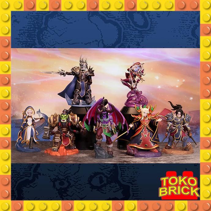 FIGUR SET Pop Mart World Of Warcraft Classic Character Series Blind Box