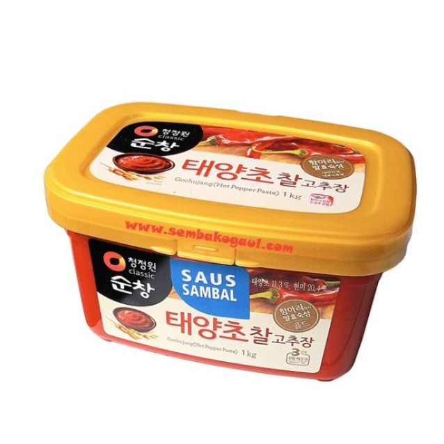 

Daesang Sunchang Gochujang - Cabe Pasta Korea - Hot Pepper Paste 1Kg