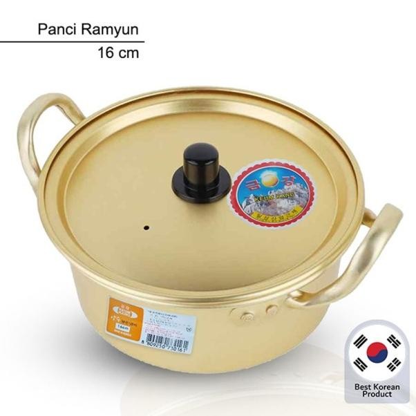 

Panci 16Cm Korea - E / Pasta / Sup Sop / Shabu / Ramyun Gold Edition