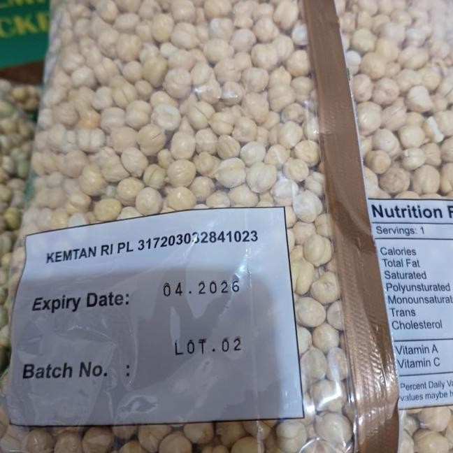 

Kacang Arab 1Kg