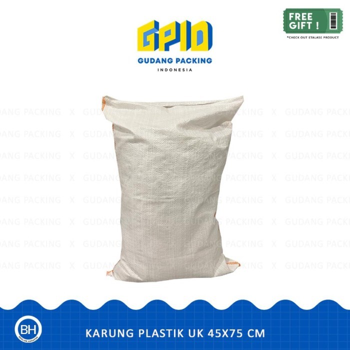

Karung Plastik 25kg 45x75 (ISI 100 LBR)