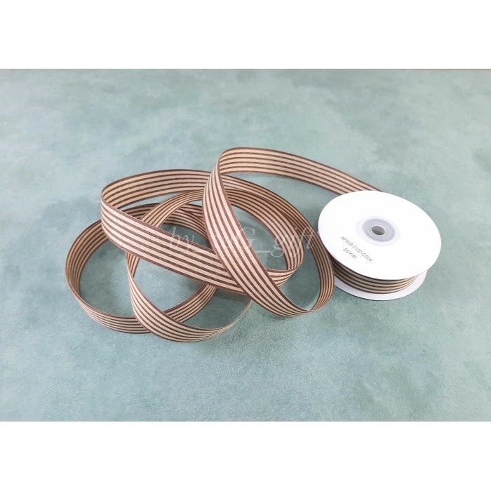 

Pita Salur Garis-garis; Lebar 2.5cm dan 3.8 cm; Panjang 25 Yard