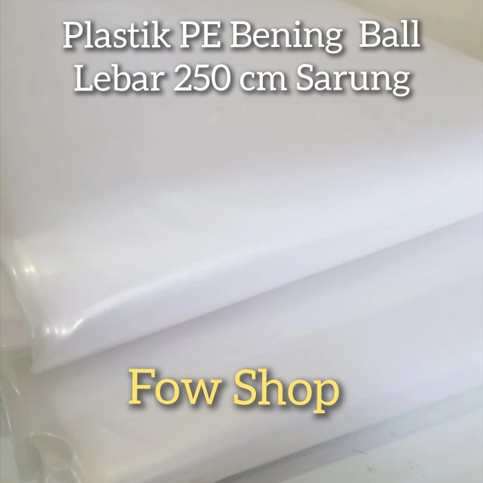 

Plastik Cor Bening Lebar 2,5 Meter Sarung