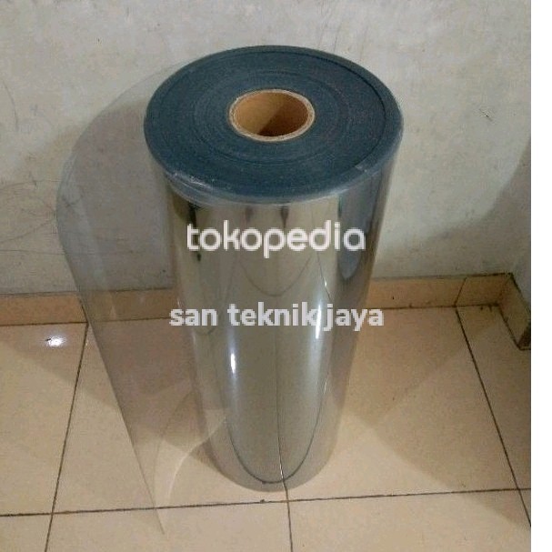 

Plastik mika kaku 0,3mm x 70 cm x 50meter /Rigid pvc sheet transparan