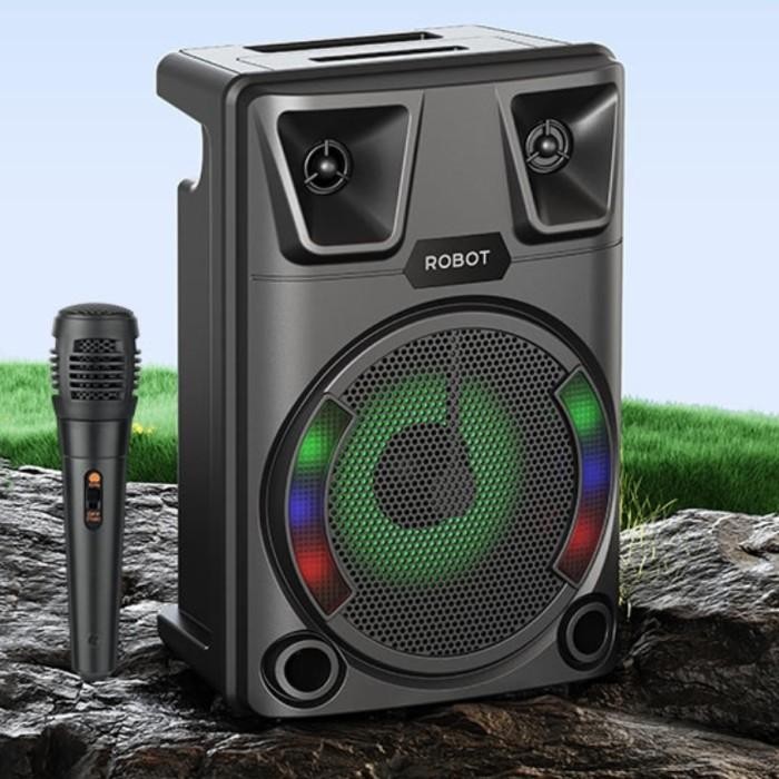 Karaoke Speaker Bluetooth Robot Rb450 Rb 450 With Microphone