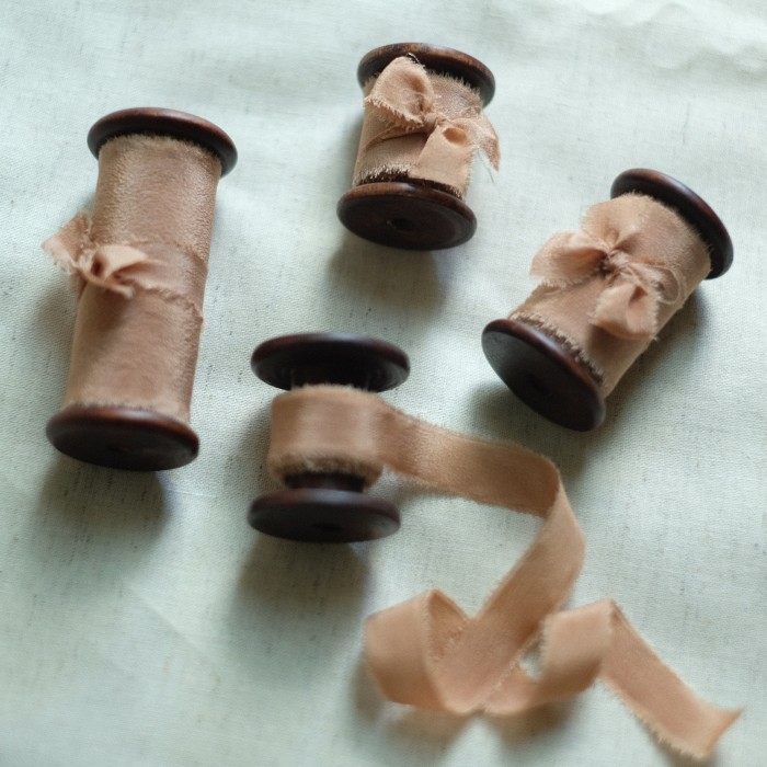 

Silk ribbon - Apricot