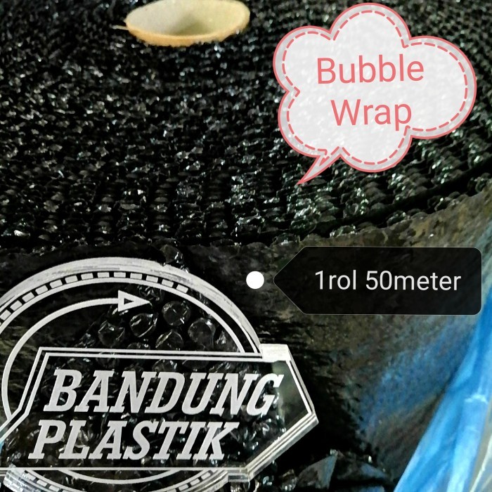 

Bubble Wrap Hitam Tulip Premium Tebal / Plastik Buble 120cm 50m