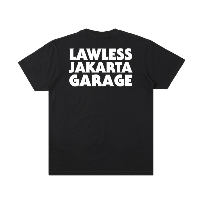 Lawless Jakarta Garage - Spanners Tshirt - Black New
