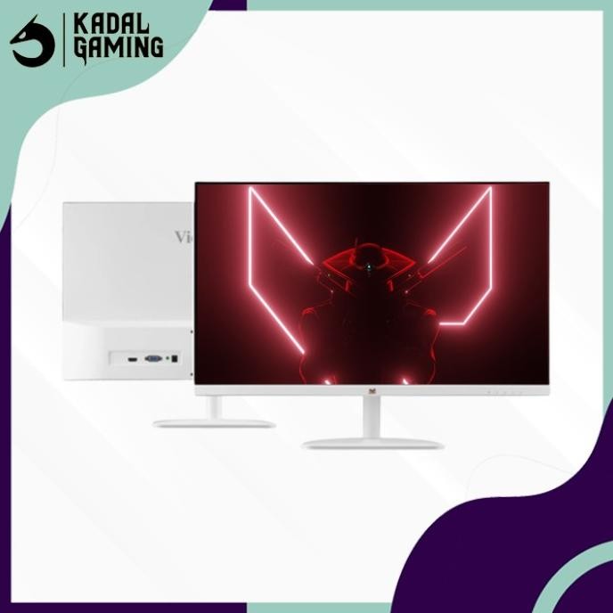 NEW MONITOR LED 24" INCH BEZELLES WHITE 100HZ IPS EDITING GAMING VIEWSONIC