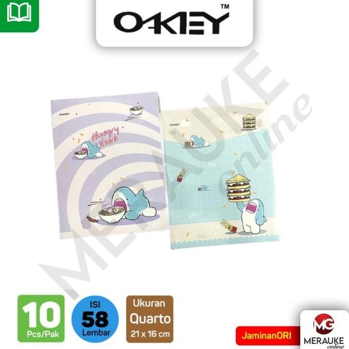 

Sale Buku Tulis Kiky Okey 58 Lembar (1 Pack Isi 10 Buku)