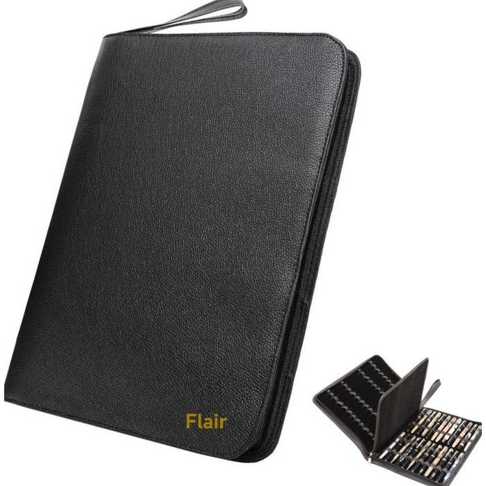 

TERMURAH - Fountain Pen Case Leather 60 Slot FLAIR / Pen Case / Tempat Pulpen
