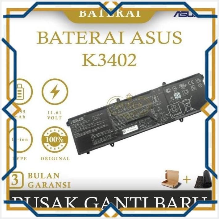 [rus55] baterai laptop asus k3402 m3502 s3502 n7401 (c31n2105) original