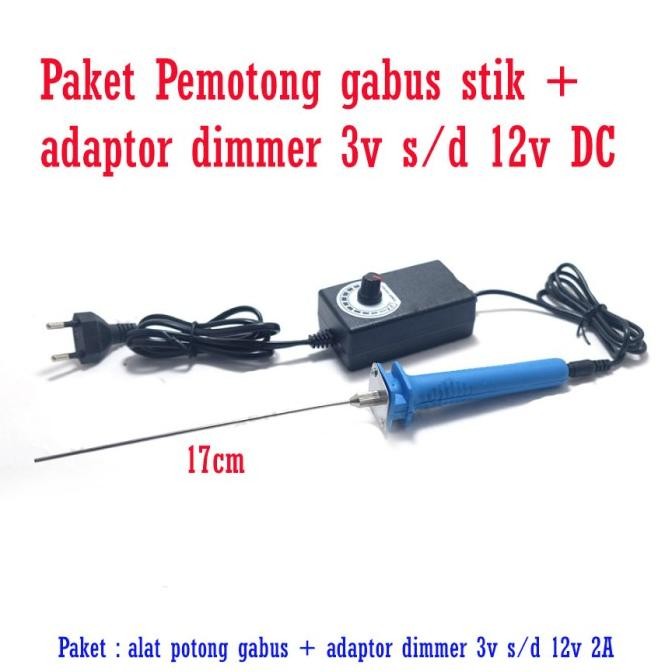 

HOT SALE Paket alat pemotong gabus stik + adaptor dimmer 3v-12v Busa Styrofoam