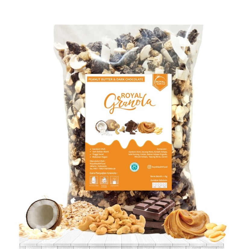 

Royal Granola PEANUT BUTTER & DARK CHOCOLATE 1 Kg