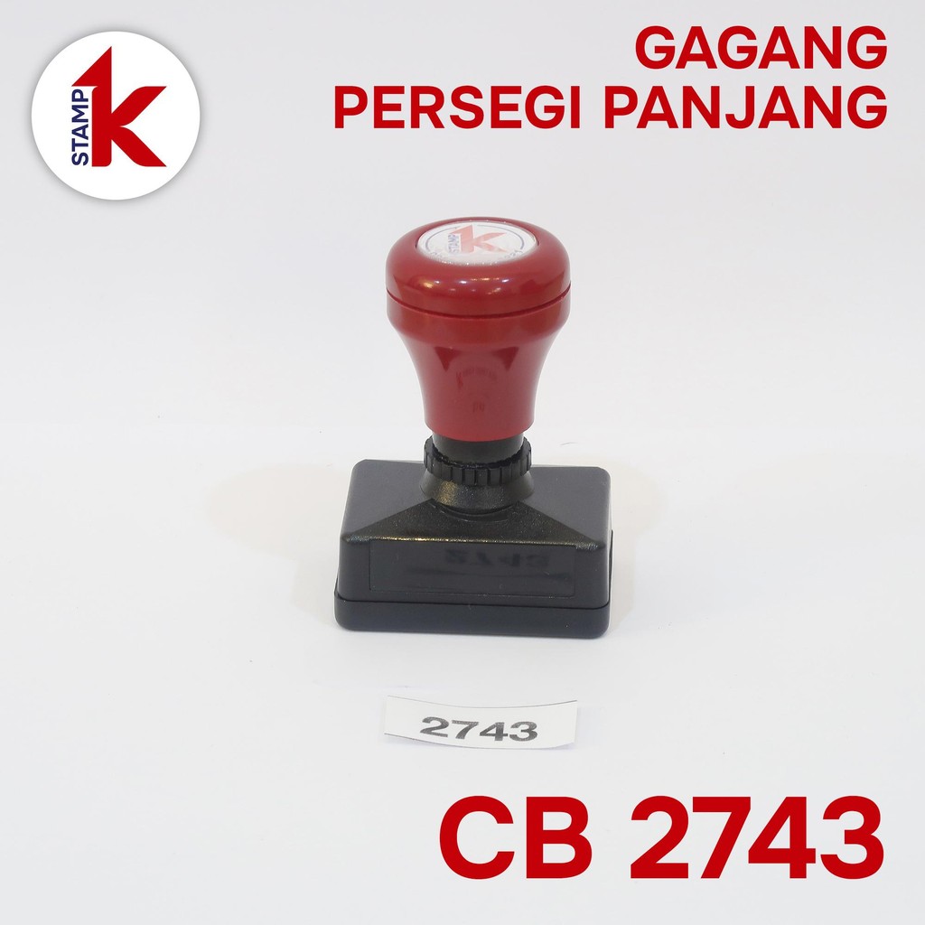 

Gagang Stempel Flash / Warna 2743 CB2743 CB 2743 Persegi Panjang 2743