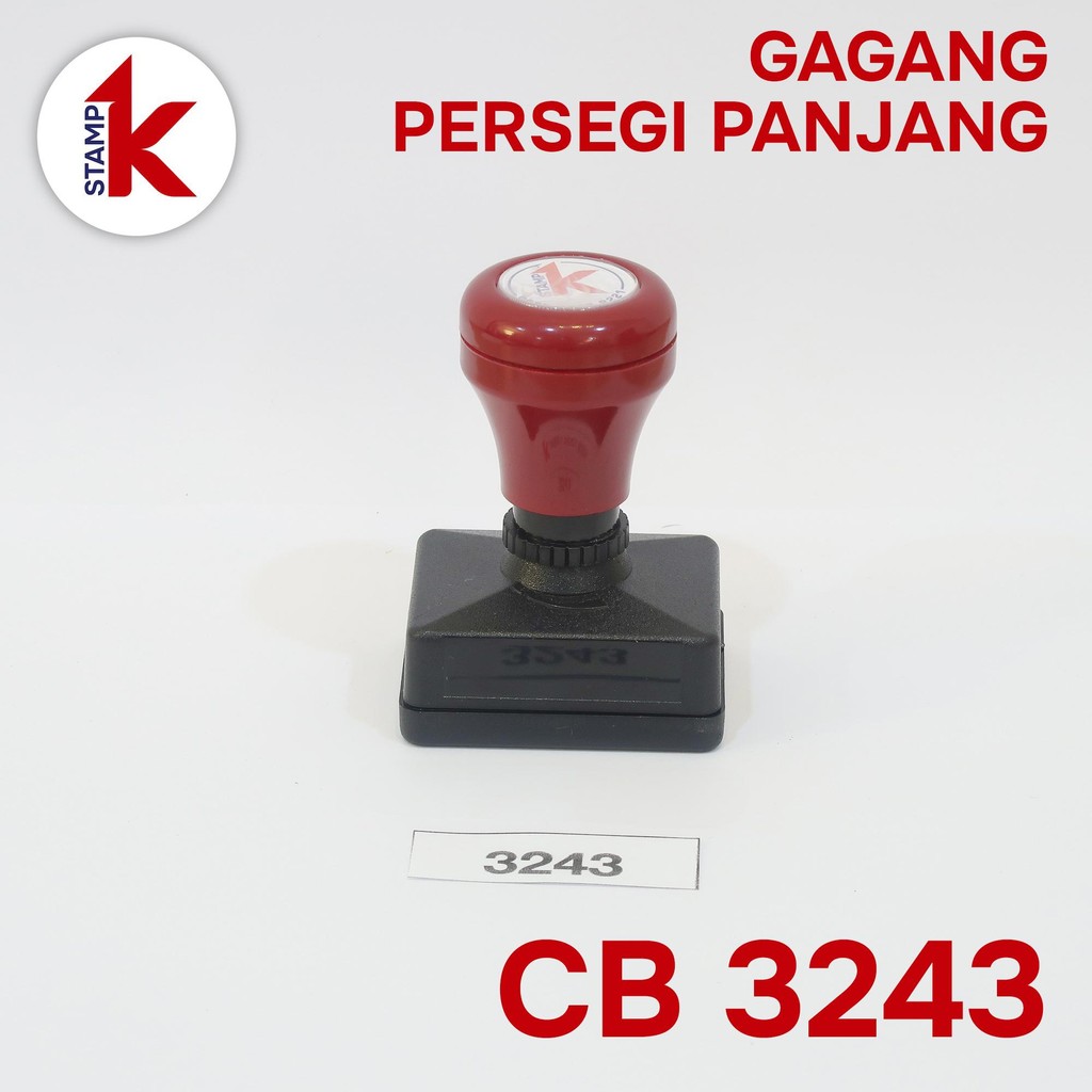 

Gagang Stempel Flash / Warna 3243 CB3243 CB 3243 Persegi Panjang 3243