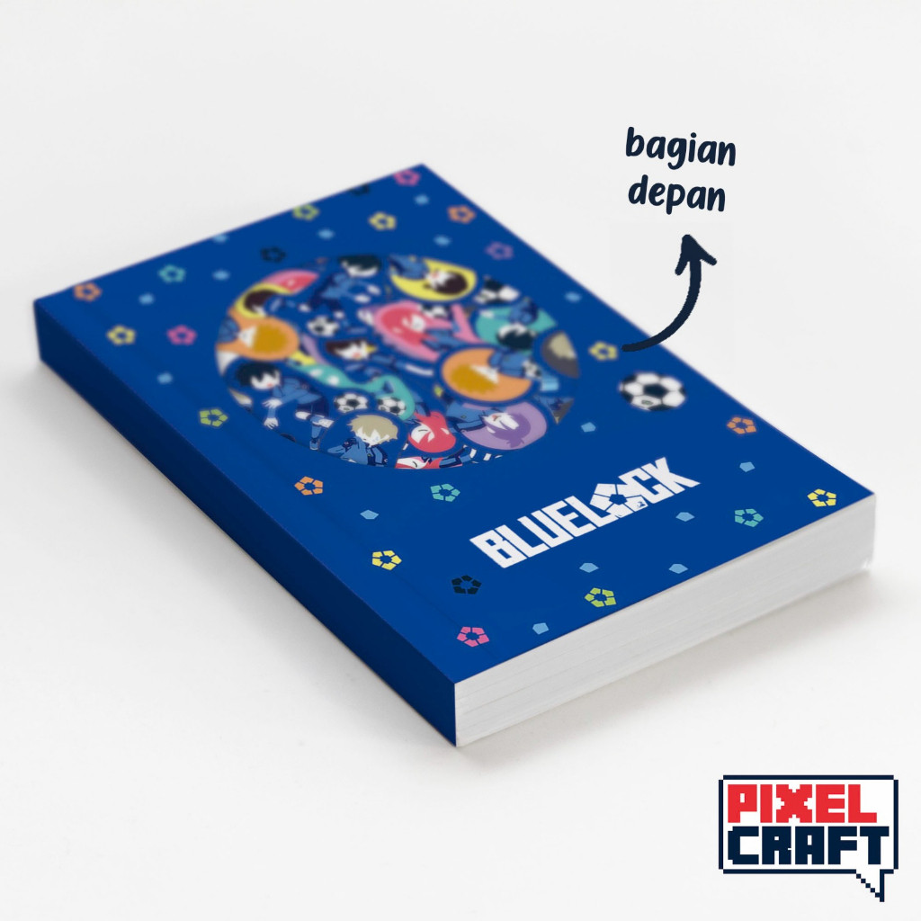 

Pocket Note Anime BLUE LOCK Softcover A6 YURU PALLETE Ver