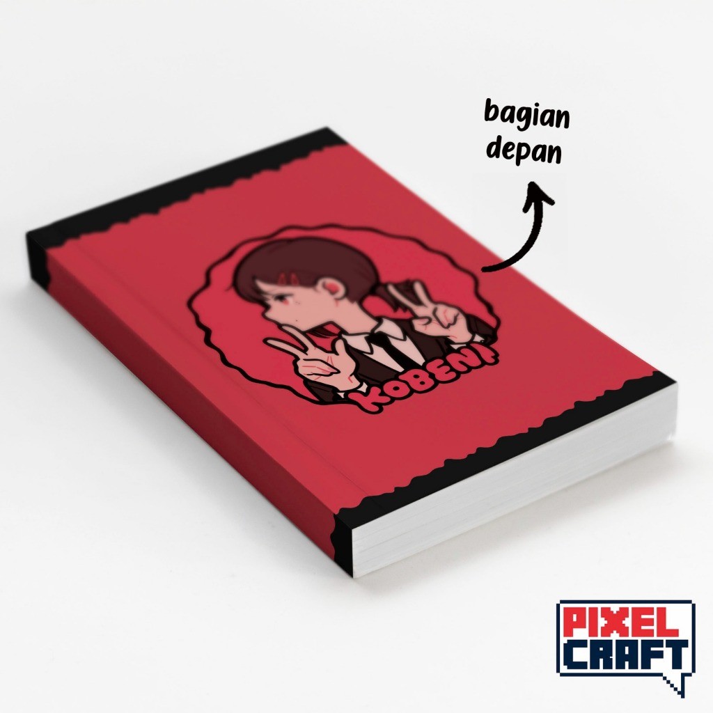 

Pocket Note Anime CHAINSAW MAN x Miyoshi Yoshimi Softcover A6 Motif Kobeni