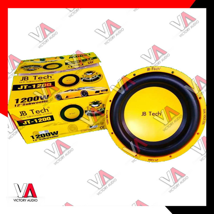 Cuci Gudang Subwoofer 12Inch Jb Tech Jt1200 Double Coil Subwoofer Doublecoil Jb Te