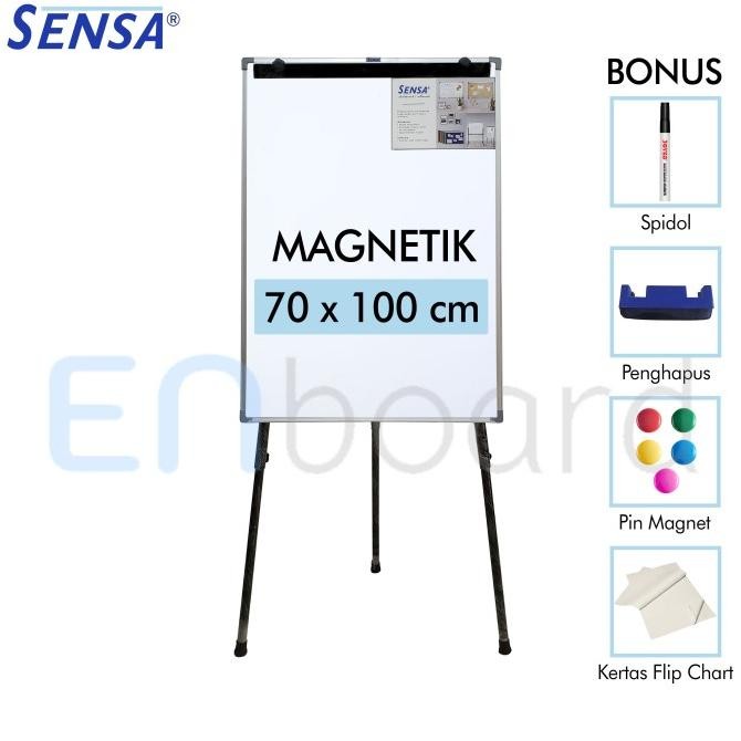 

TERLARIS - Flip Chart / Flipchart / Papan Presentasi Sensa 70 x 100 cm