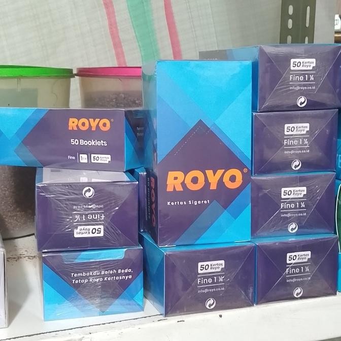 

TERMURAH - Paper Kertas Royo Biru 1 1/4 1 box isi 50 pcs