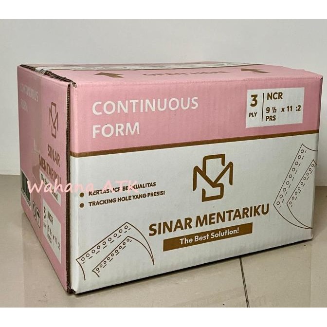 

TERBARU - Continuous form sinar mentari ukuran 9,5" x 11":2 rangkap 3