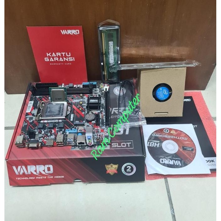 BEBAS ONGKIR - Paketan BARU Core i3/i5/i7 gen4 + Mobo H81 + Ram Ddr3 + Fan