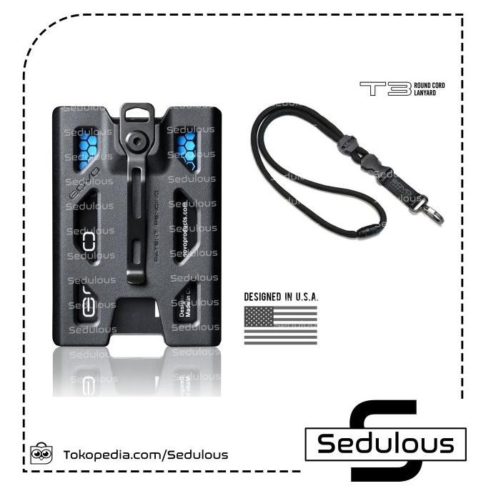 

TERLARIS - Bundle GoVo Badge ID Card Holder + T3 Lanyard