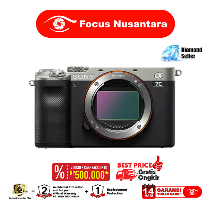 Sony Alpha A7C Sony A7C Sony A 7C Sony A7 C Body Only GARANSI RESMI
