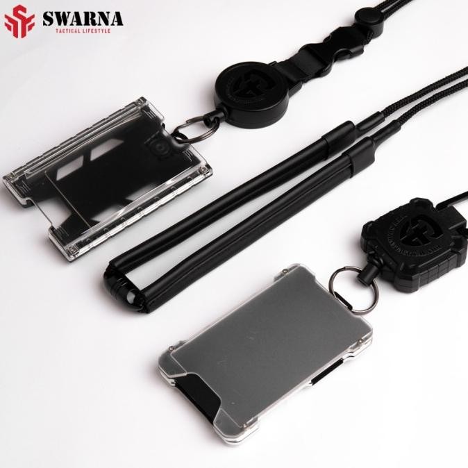

TERLARIS - Lanyard Tali Paragon - Lanyard Tactical - Lanyard ID Guard - Name Tag - Swarna Tactical