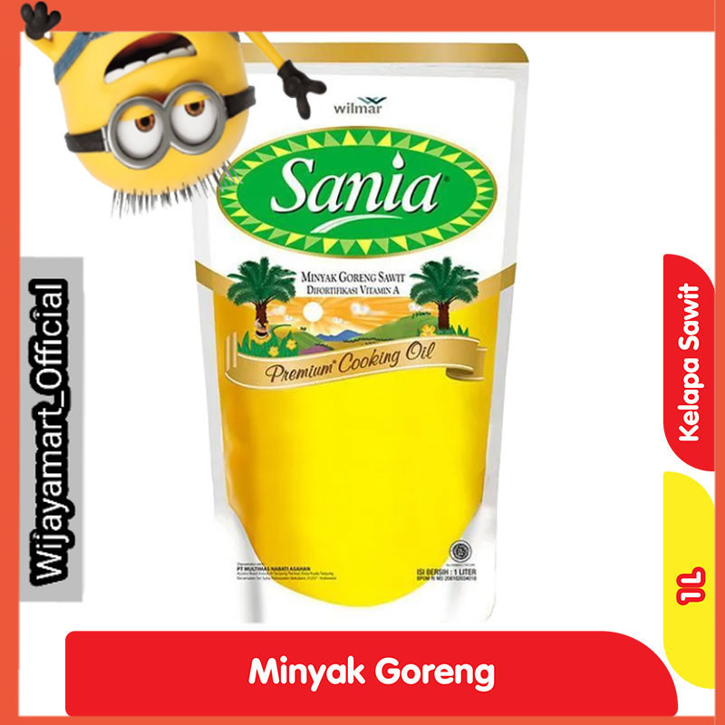 

Sania Minyak Goreng Pouch 1 L