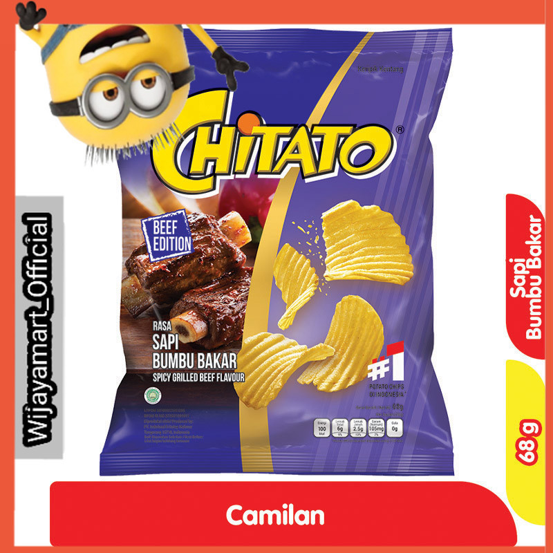 

Chitato Keripik Kentang Sapi Bumbu Bakar 68 g