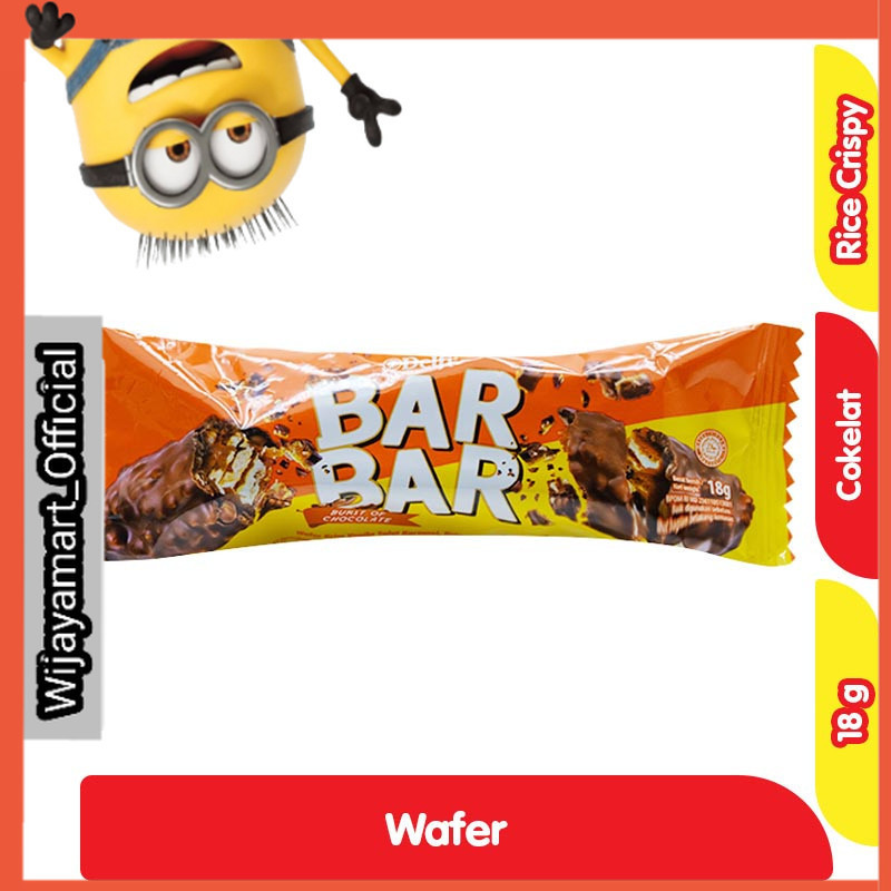 

Delfi Bar Bar Wafer Rice Crispy Cokelat 18 g