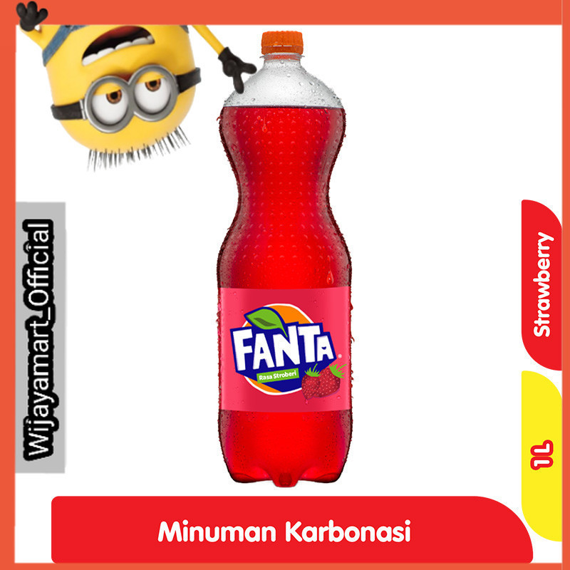 

Fanta Minuman Soda Rasa Stroberi Botol 1L