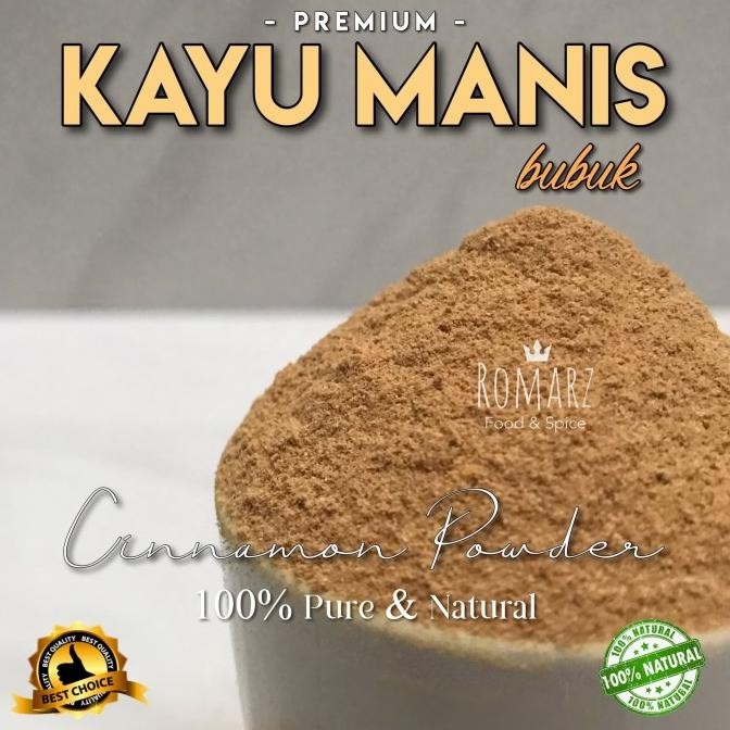 

terbaru kayu manis bubuk asli premium 500gr | organic cinnamon powder 500gr