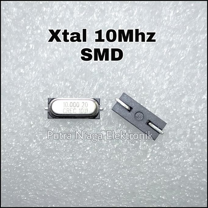 Update Xtal 10Mhz SMD mini Kristal 10.000 Crystal Osilator 10 Mhz putr4n
