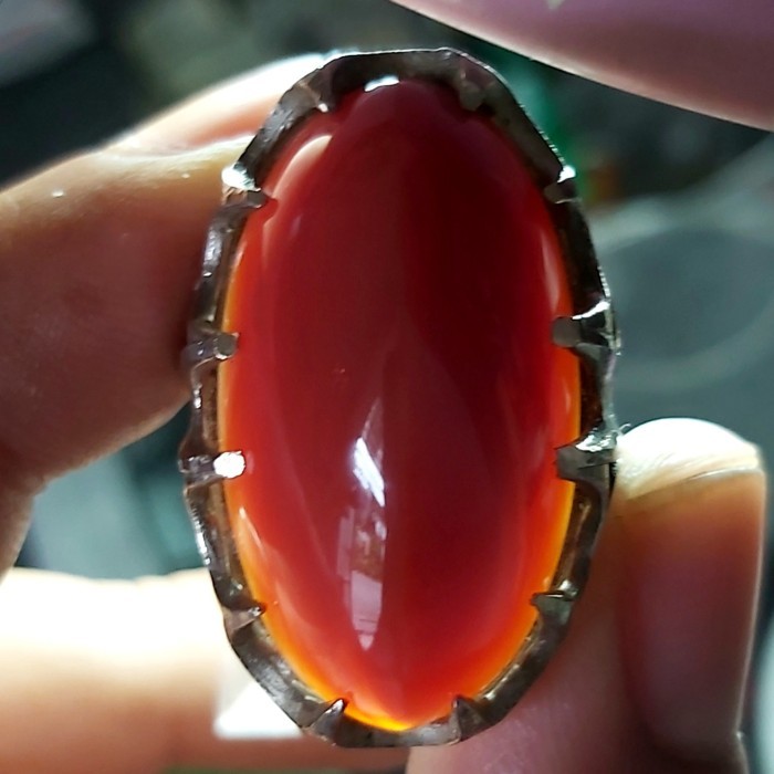 Pandan Merah Jamblang - Cincin Batu Akik Diskon