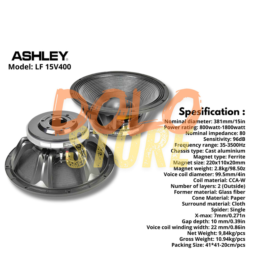 ORIGINAL ASHLEY SPEAKER LF15V400