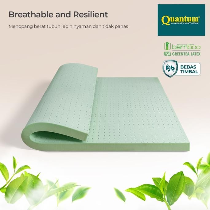 Topper Bamboo Greentea Latex Quantum