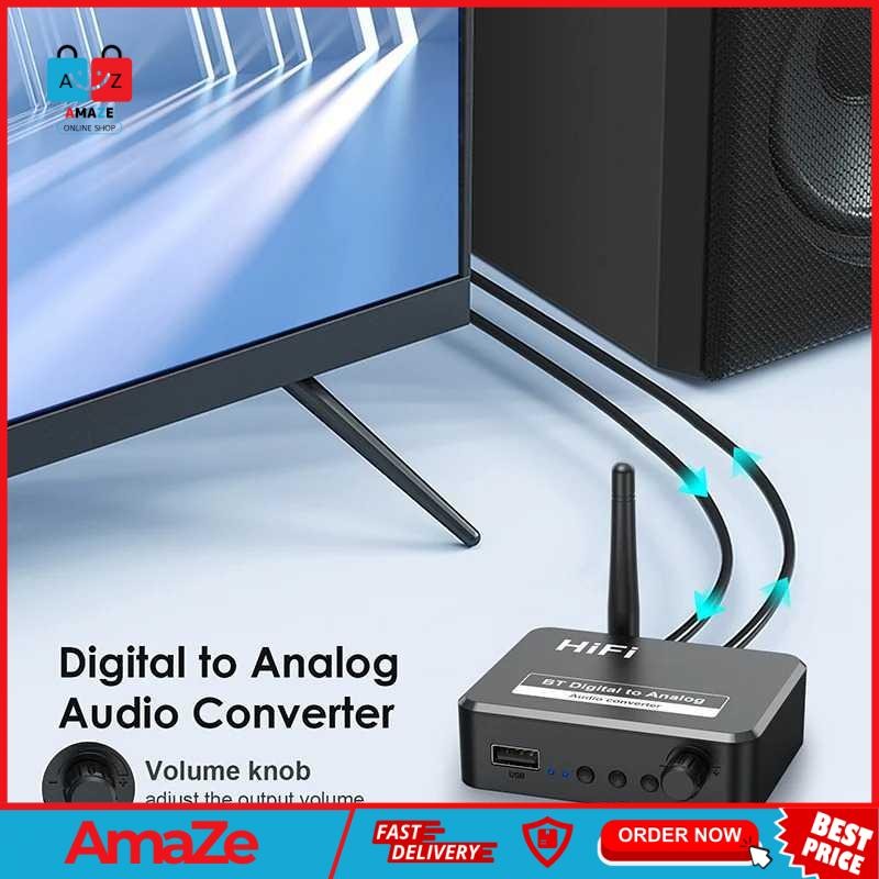 Audio Receiver Bluetooth DAC Digital to Analog Converter - B35S