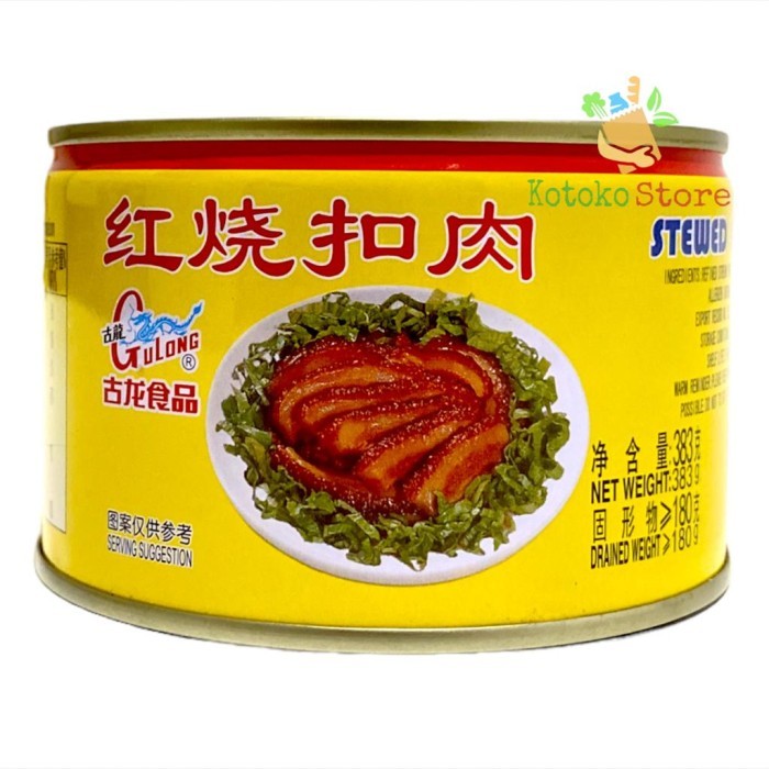 

Gulong Stewed Pork Slice / Daging Samcan Babi Kaleng 383Gr