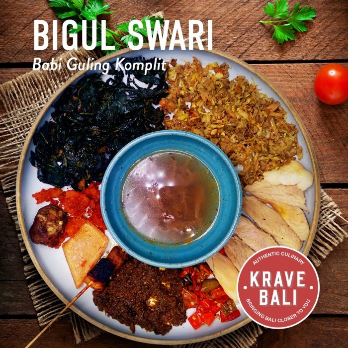 

Bigul Swari Babi Guling - Makanan Khas Bali - Krave Bali