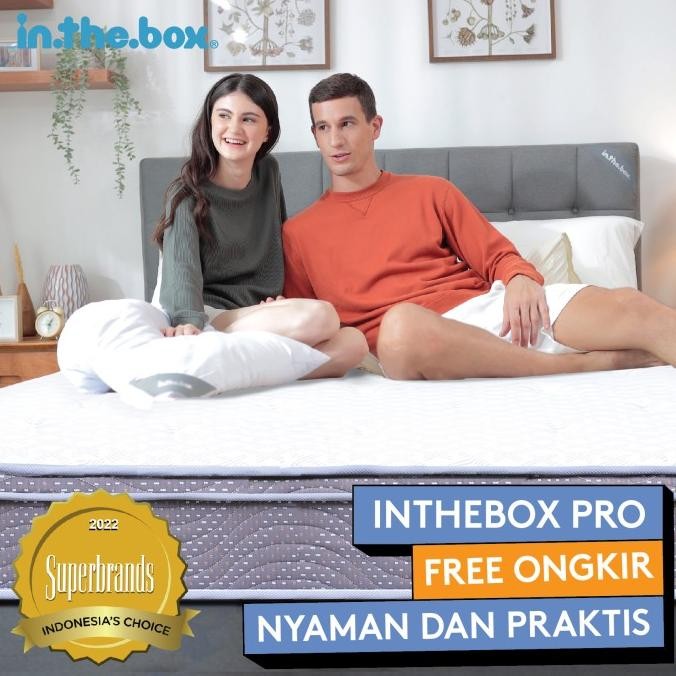 Kasur Spring Bed IN THE BOX Pro - FREE Bantal