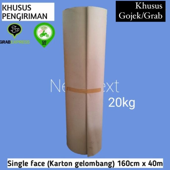 

TERMURAH - Single Face / Karton Rollan ukuran 160 CM x 37 MTR (20KG)