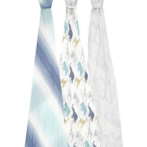 aden + anais Silk Soft Swaddle Blanket, Boutique Muslin Blankets