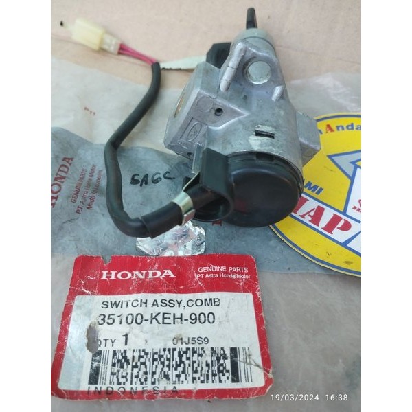 Kunci Kontak Switch Assy Comb Honda Gl Max Gl Pro Glmax Glpro Neotech Megapro Mega Pro Lama Hiu Orig