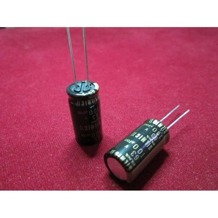 ELNA SILMIC II ELECTROLYTIC CAPACITOR 100UF 63V RFS