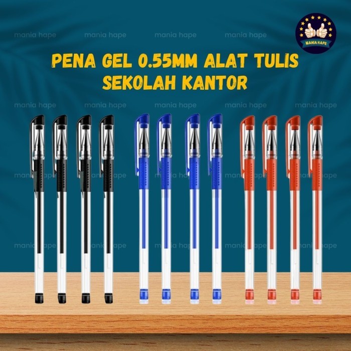 

Terbaru PENA TINTA GEL 0.55 MM PULPEN GEL CAIR ALAT TULIS KANTOR SEKOLAH 100% ori