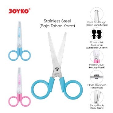 

Terbaru SCISSORS JOYKO SC-21 GUNTING TAJAM STAINLESS STEEL KANTOR ALAT TULIS 100% ori
